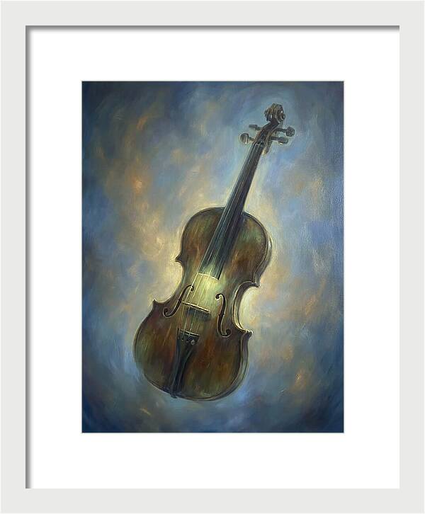 Vintage Violin Illuminated Elegance