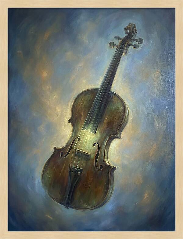 Vintage Violin Illuminated Elegance
