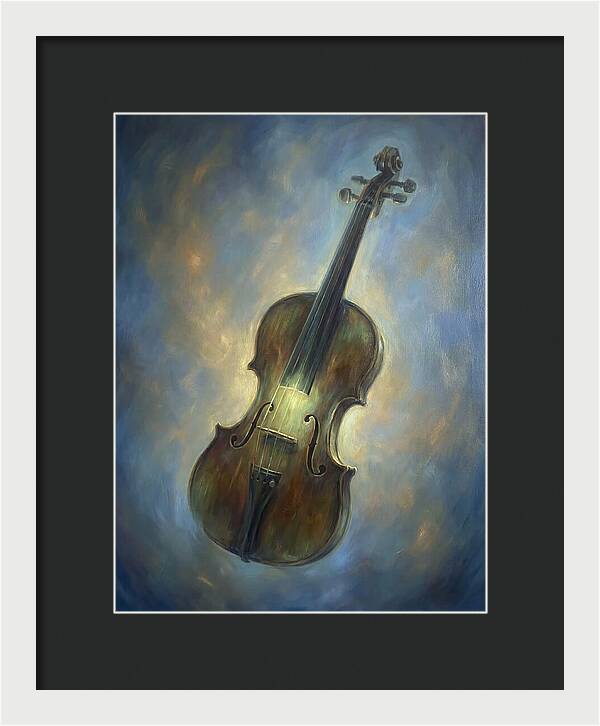 Vintage Violin Illuminated Elegance