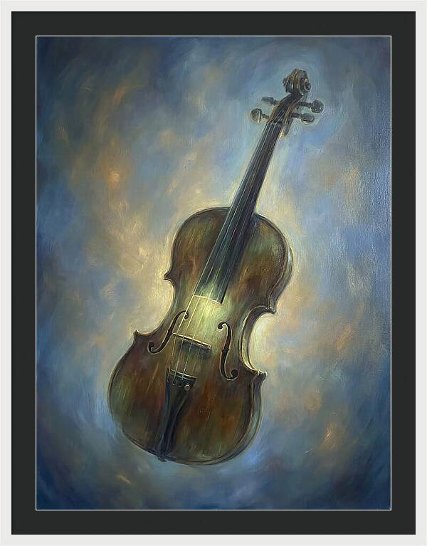 Vintage Violin Illuminated Elegance