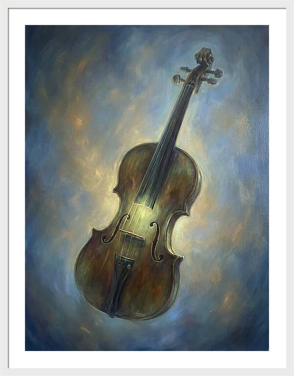 Vintage Violin Illuminated Elegance