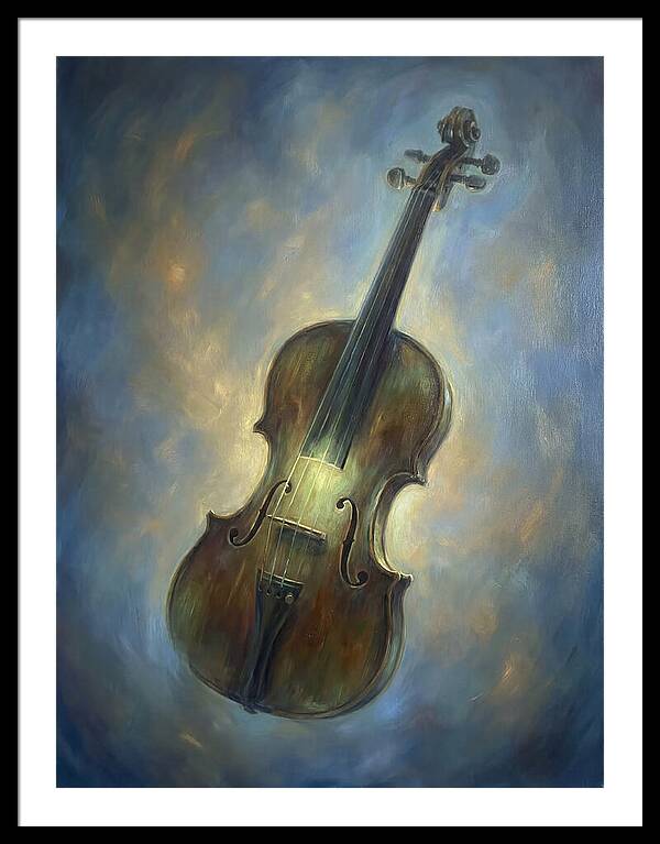 Vintage Violin Illuminated Elegance