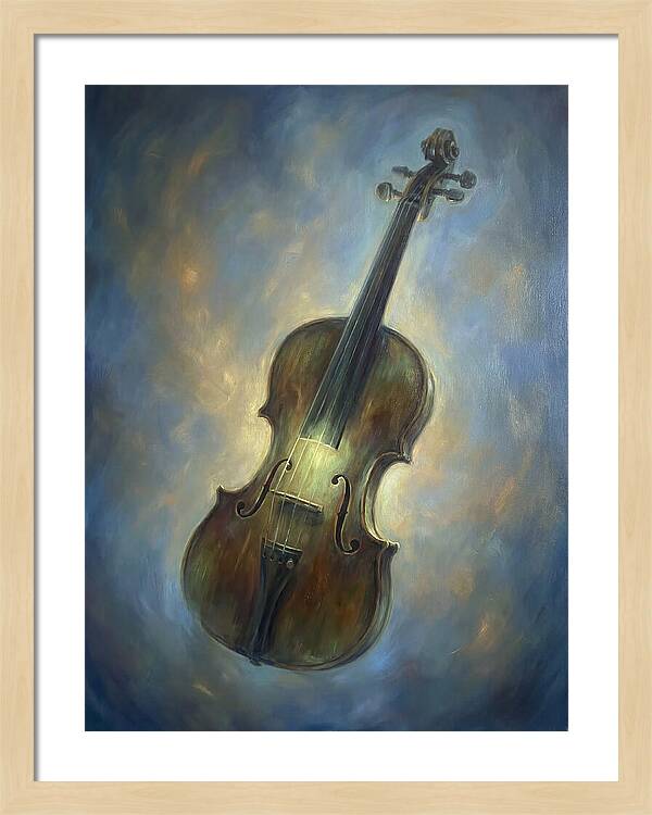 Vintage Violin Illuminated Elegance
