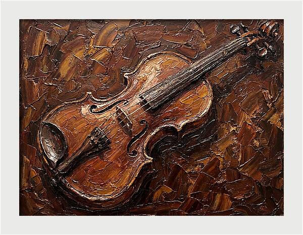 Vintage Violin In Rich Tones