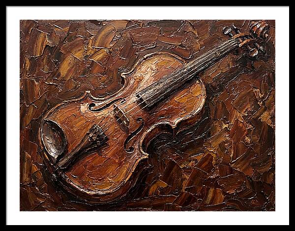 Vintage Violin In Rich Tones