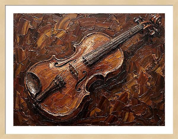 Vintage Violin In Rich Tones