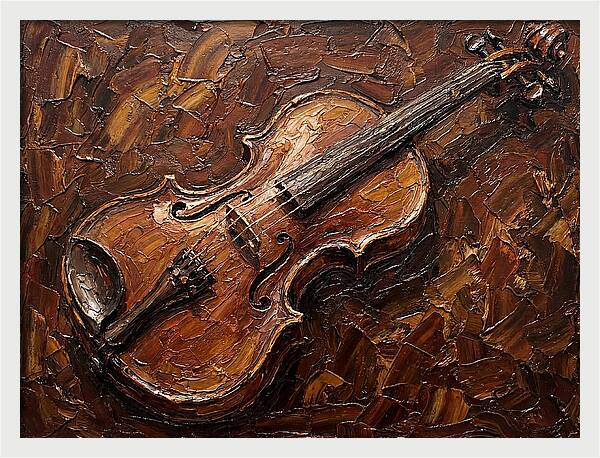 Vintage Violin In Rich Tones