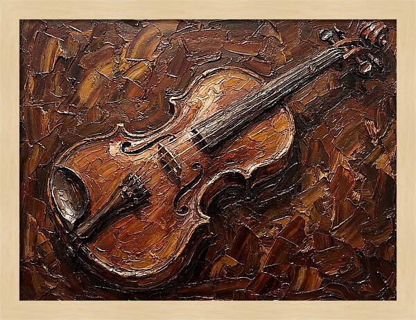 Vintage Violin In Rich Tones