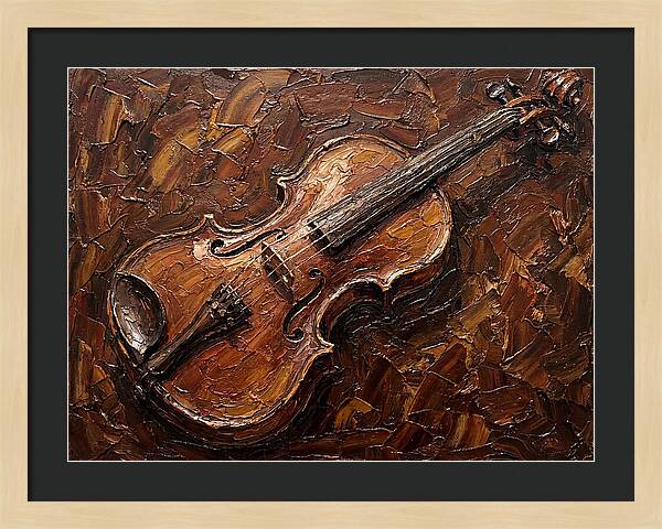 Vintage Violin In Rich Tones