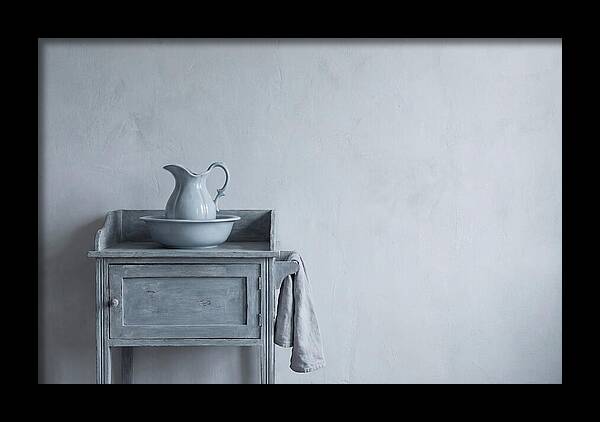 Vintage Washstand With Ewer And Basin