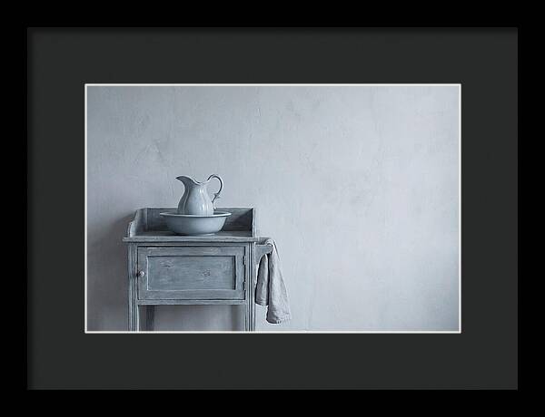 Vintage Washstand With Ewer And Basin