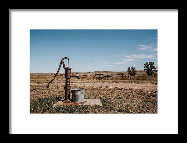 Vintage Well Pump In The Countryside