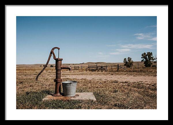 Vintage Well Pump In The Countryside