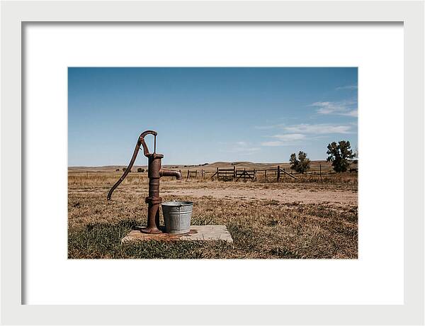 Vintage Well Pump In The Countryside