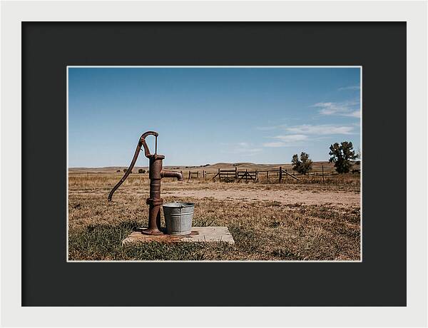 Vintage Well Pump In The Countryside