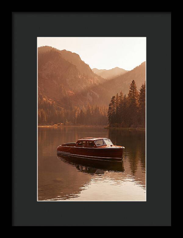 Vintage Wooden Chris Craft Boat