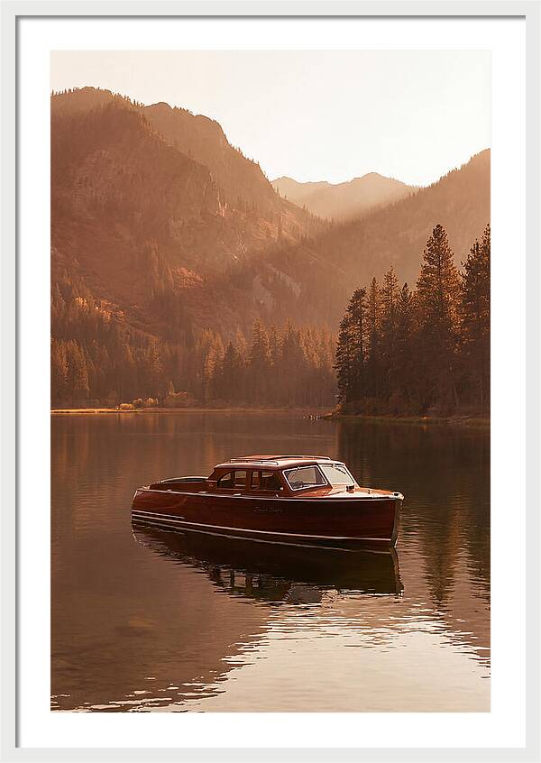 Vintage Wooden Chris Craft Boat