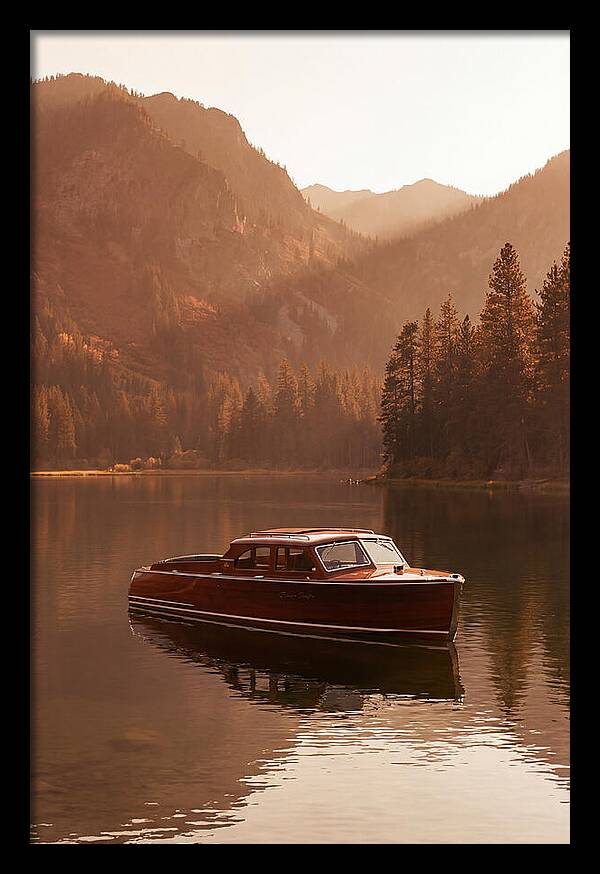 Vintage Wooden Chris Craft Boat