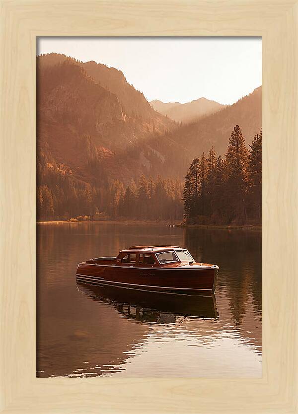 Vintage Wooden Chris Craft Boat