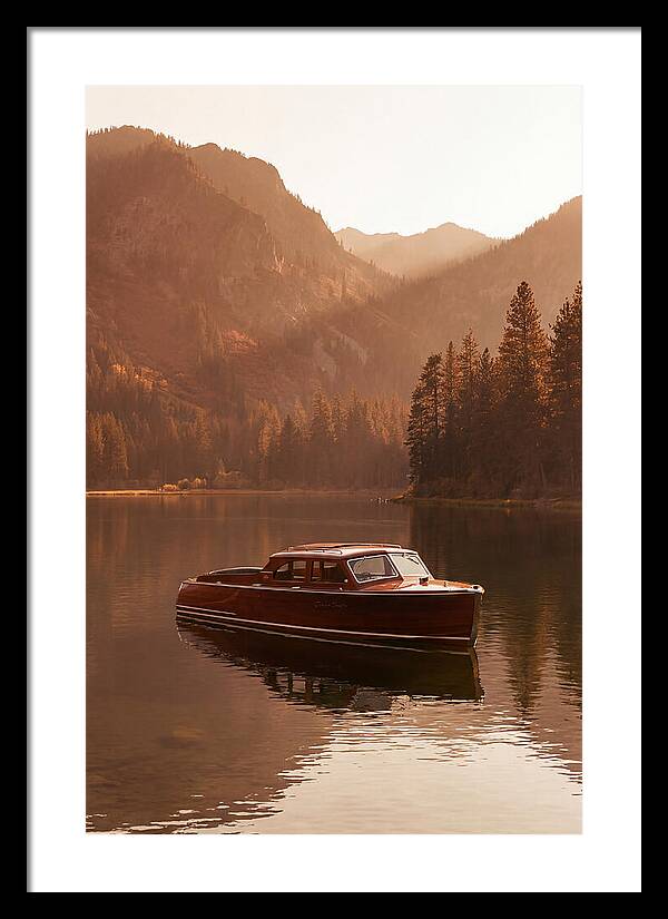 Vintage Wooden Chris Craft Boat