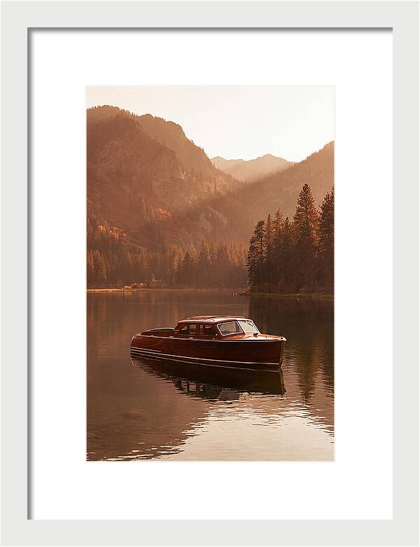 Vintage Wooden Chris Craft Boat