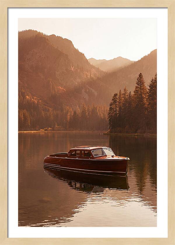Vintage Wooden Chris Craft Boat