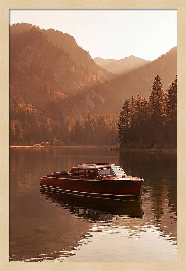 Vintage Wooden Chris Craft Boat