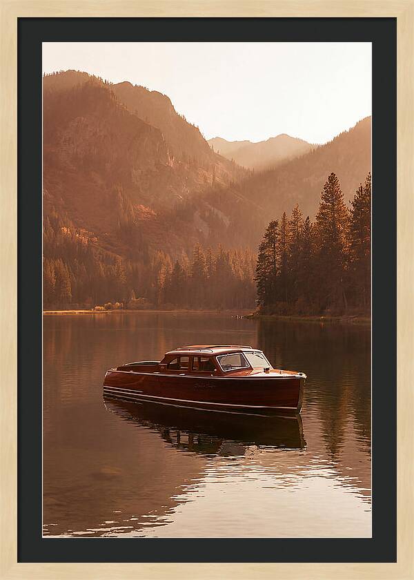 Vintage Wooden Chris Craft Boat