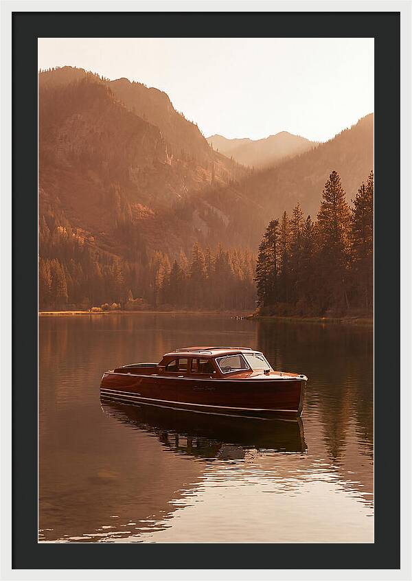 Vintage Wooden Chris Craft Boat