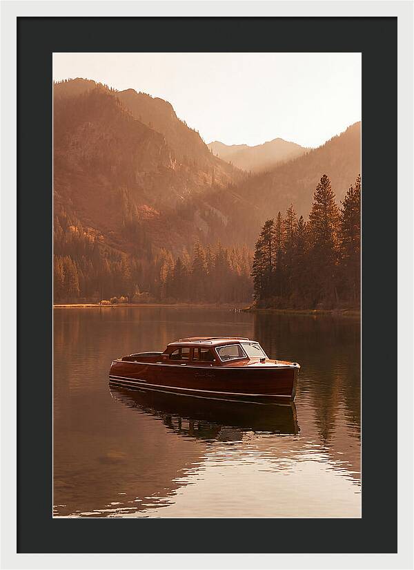 Vintage Wooden Chris Craft Boat