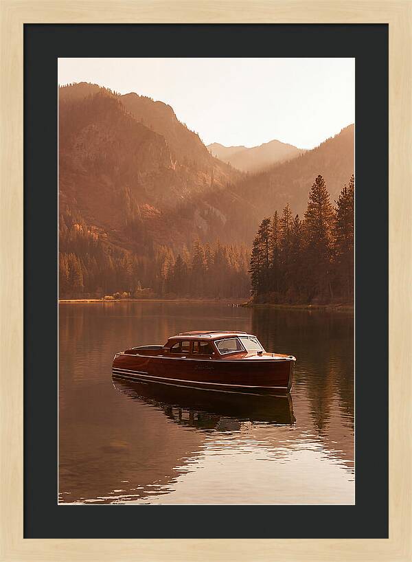 Vintage Wooden Chris Craft Boat