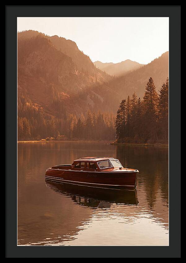 Vintage Wooden Chris Craft Boat