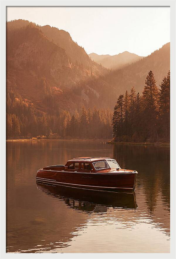 Vintage Wooden Chris Craft Boat