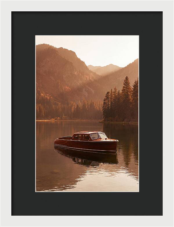 Vintage Wooden Chris Craft Boat