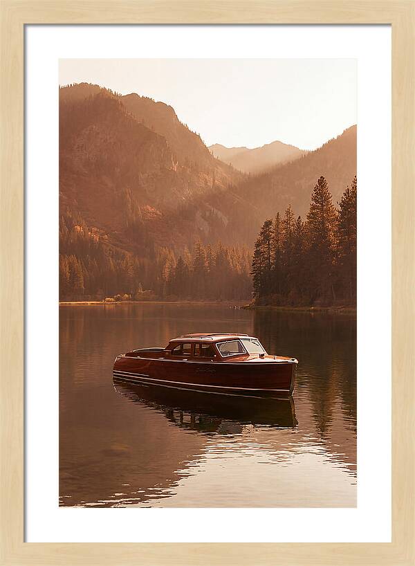 Vintage Wooden Chris Craft Boat