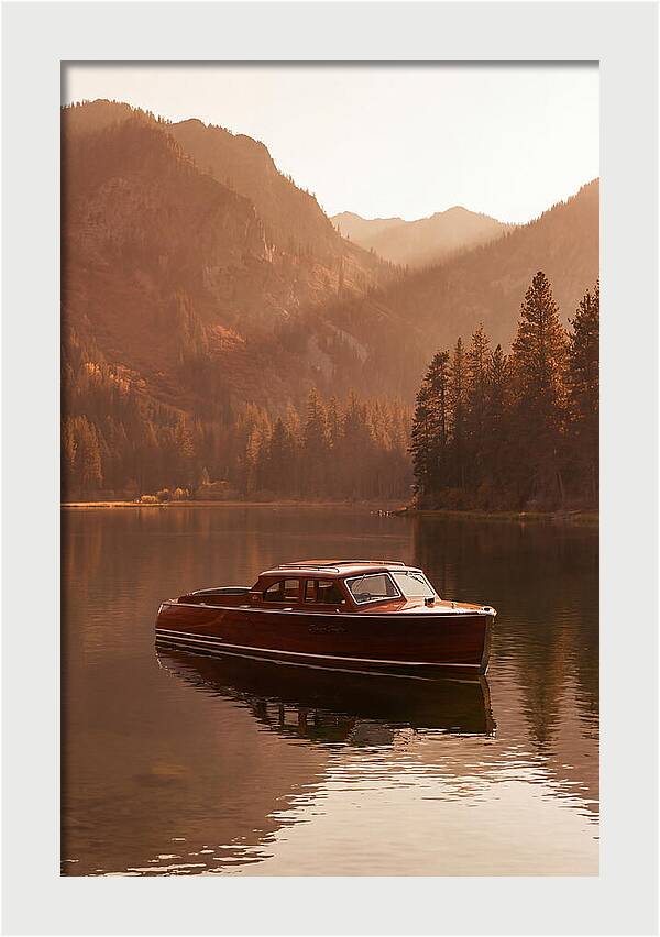 Vintage Wooden Chris Craft Boat