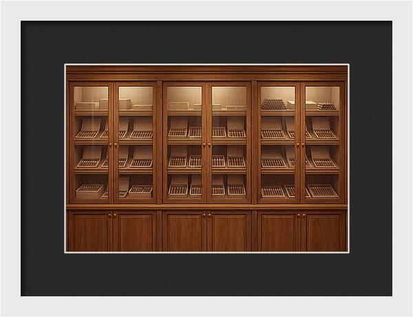 Vintage Wooden Cigar Store Display