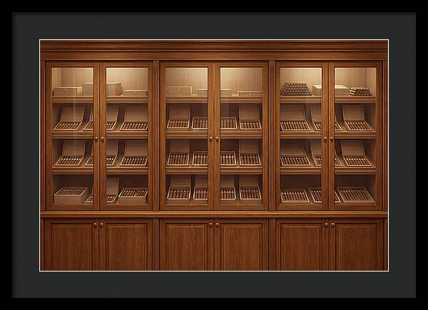 Vintage Wooden Cigar Store Display