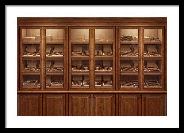 Vintage Wooden Cigar Store Display