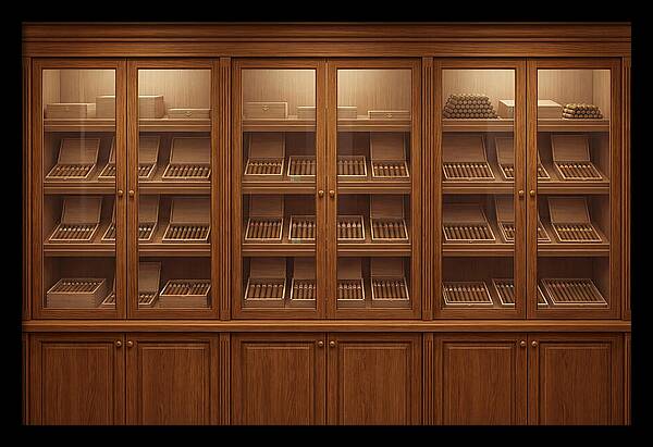 Vintage Wooden Cigar Store Display