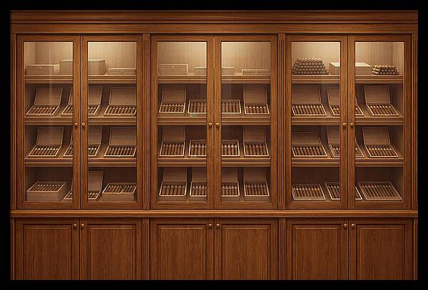Vintage Wooden Cigar Store Display