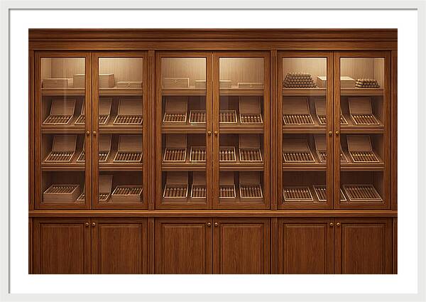 Vintage Wooden Cigar Store Display