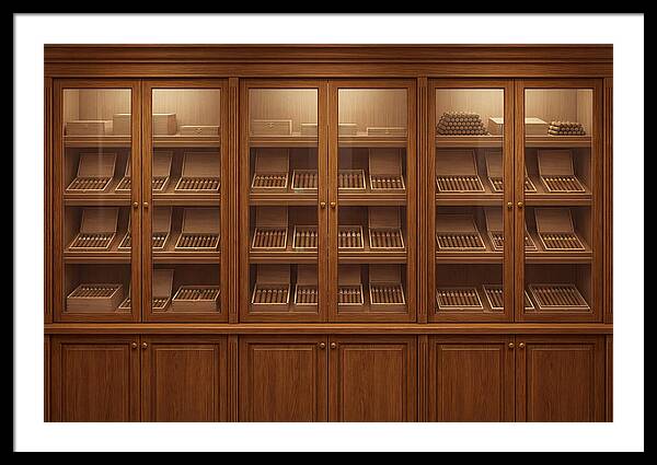 Vintage Wooden Cigar Store Display