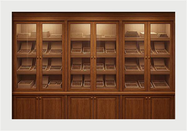 Vintage Wooden Cigar Store Display