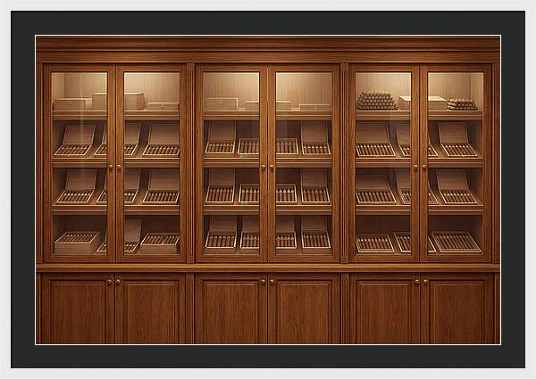 Vintage Wooden Cigar Store Display