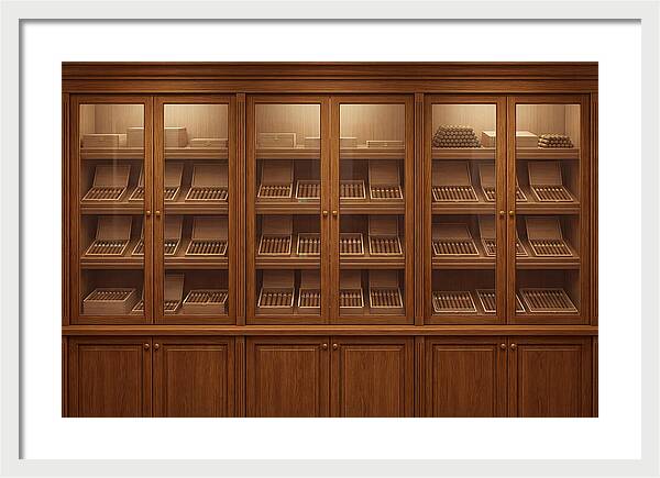 Vintage Wooden Cigar Store Display
