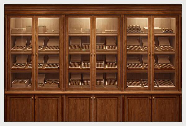 Vintage Wooden Cigar Store Display