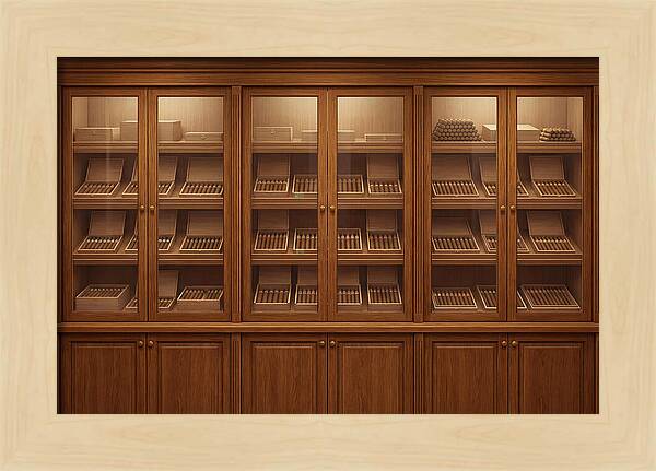 Vintage Wooden Cigar Store Display