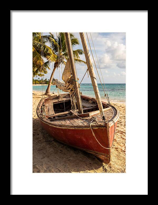 Vintage Wooden Sailing Dinghy
