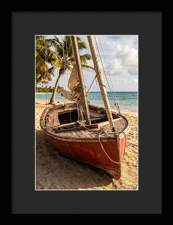 Vintage Wooden Sailing Dinghy